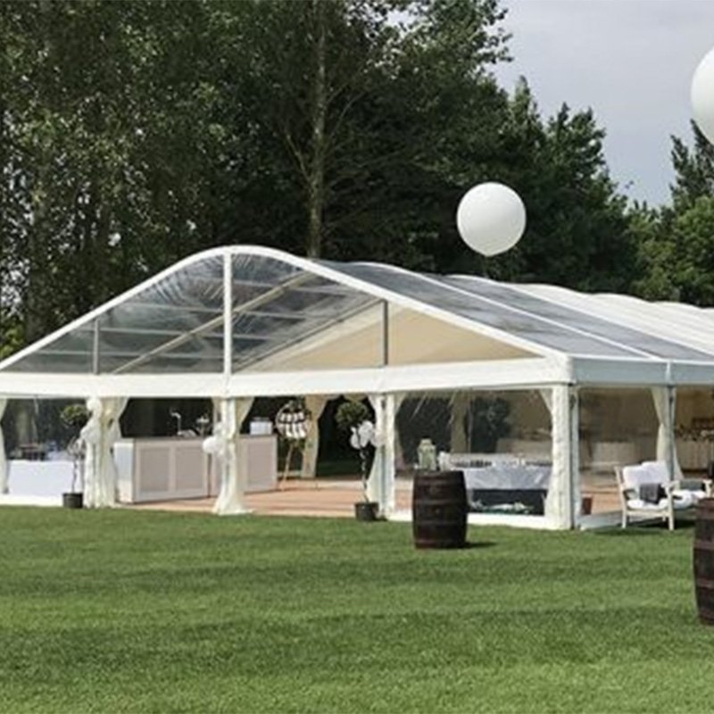 Modern Curved High-End Wedding Tent - Image 2