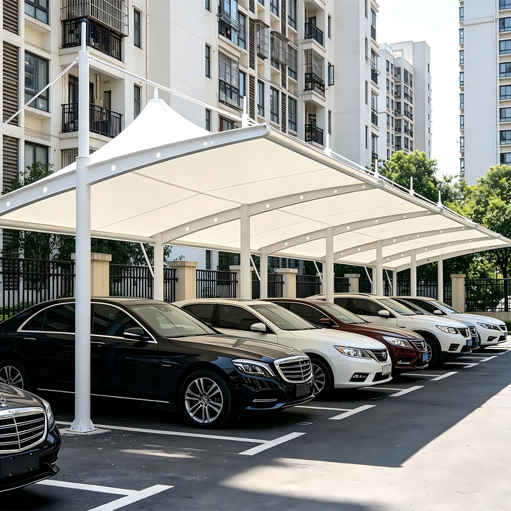 Parking Shed Membrane Structure - Image 2